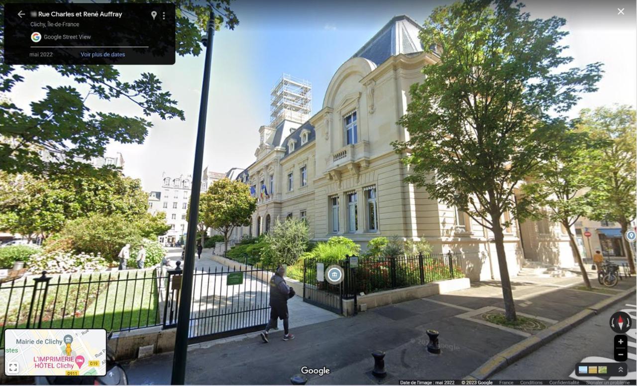 Apartmán Tres Beau 2P Avec Vaste Sejour Ensoleille - A 50 M Du Metro Du Marche Et De La Mairie Clichy Exteriér fotografie